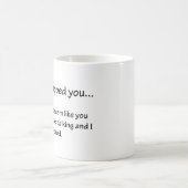 Mug Désolé de vous avoir giflé... (Centre)