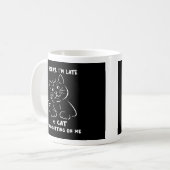 Mug Désolé d'être en retard (Devant gauche)