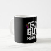 Mug Désolé Garçons Ce Gars Se Marie Gay (Devant gauche)