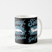 Mug Désolé J'Ai Des Plans Lazy Chat Propriétaires Cat  (Devant droit)