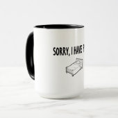 Mug Désolé j'ai des projets (Devant gauche)
