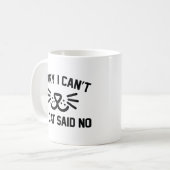Mug Désolé je ne peux pas (Devant gauche)