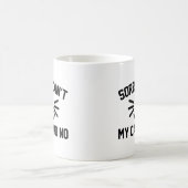 Mug Désolé je ne peux pas (Centre)