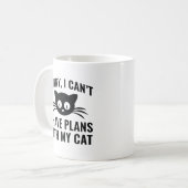 Mug Désolé je ne peux pas (Devant gauche)