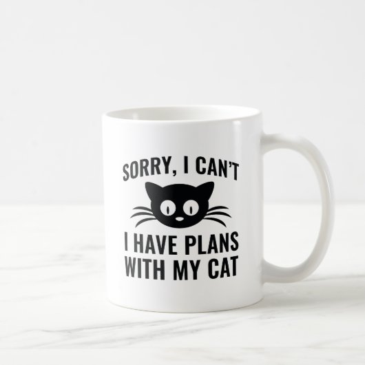 Mug Désolé je ne peux pas (Droite)