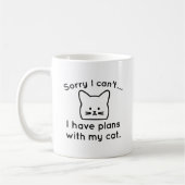 Mug Désolé, je ne peux pas (Gauche)