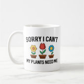 Mug Désolé, je ne peux pas (Gauche)