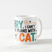 Mug Désolé, je ne peux pas 2 (Devant droit)