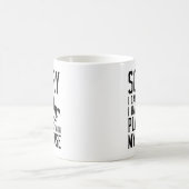 Mug Désolé, je ne peux pas avoir de plans avec mon che (Centre)
