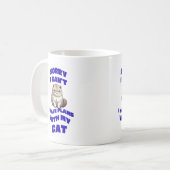 Mug Désolé, je ne peux pas, j’ai des plans avec mon de (Devant gauche)