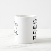 Mug Désolé . Je ne peux pas. Jardinage. Au revoir. (Centre)