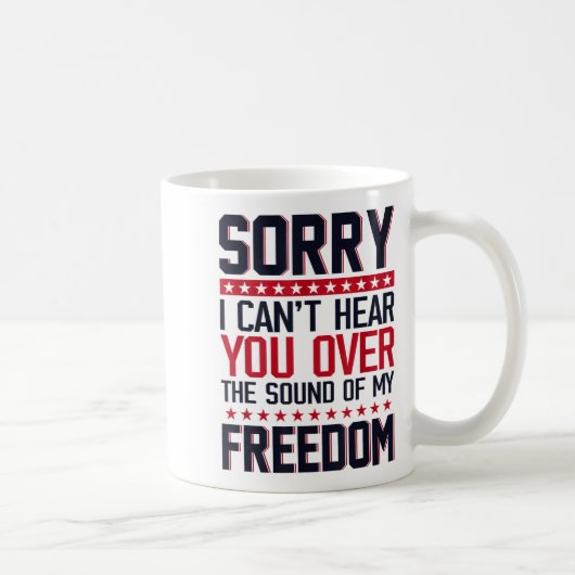 Mug Désolé, je ne vous entends pas par-dessus le son d (Droite)