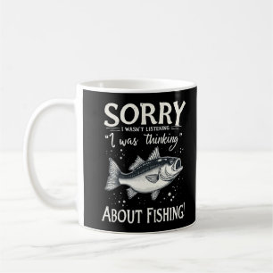 Mug Désolé, je n'écoutais pas que je pensais au poisso