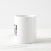 Mug Désolé, je pars - Conception de devis sarcastique (Centre)