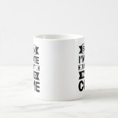Mug Désolé, je suis en retard Je ne voulais pas venir (Centre)