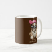 Mug DÉSOLÉ JE SUIS INDOGNITO (Bouledogue Anglais) chie (Devant droit)