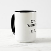 Mug Désolé je suis maladroit (Devant gauche)