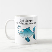 Mug Désolé ! Mémoire de poisson rouge (Gauche)
