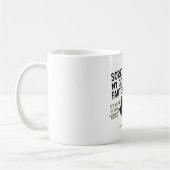 Mug Désolé Mon Chat a Péter Drôle Humour de Chat Noir (Gauche)