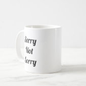 Mug Désolé, non (Devant gauche)