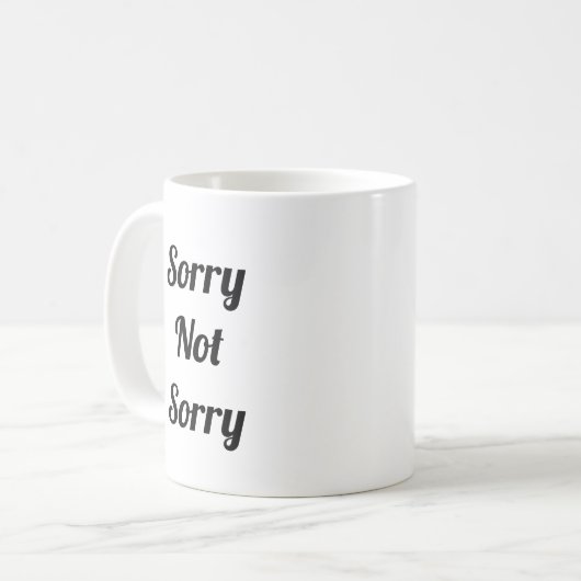 Mug Désolé, non (Devant gauche)
