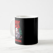 Mug Désolé Père Noël J'ai été Feral Christmas Angry Op (Devant gauche)