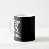 Mug Désolé Père Noël J'ai été Feral Raccoon Funny Chri (Devant gauche)