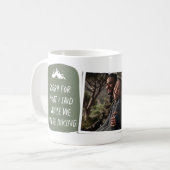 Mug Désolé pour ce que j'ai dit drôle photo randonnée (Devant gauche)