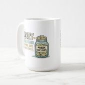 Mug Désolé pour ce que j'ai dit Poisson d'avril (Devant gauche)