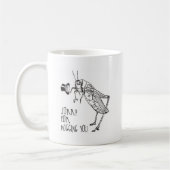 Mug Désolé pour la désinsectisation : Sauterelle (Gauche)