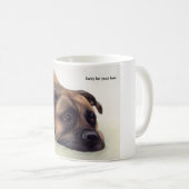 Mug Désolé pour votre cadeau d'animal familier de (Devant droit)