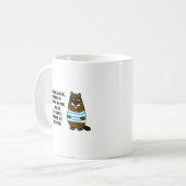 Mug Désolé Sally, 6 autres #*@%ing semaines d'hiver (Devant gauche)
