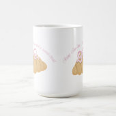 Mug Désolée d'être en retard, j'avais besoin d'une dou (Centre)