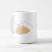 Mug Désolée d'être en retard, j'avais besoin d'une dou (Devant gauche)