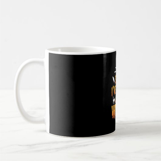 Mug Désolée, j'ai été un peu sorcière Halloween (Gauche)