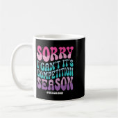 Mug Désolée je ne peux pas c'est la saison de compétit (Gauche)