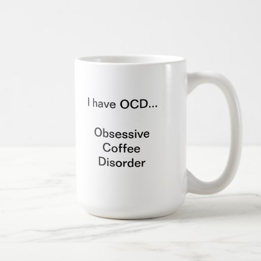Mug Désordre obsédant de café (Droite)