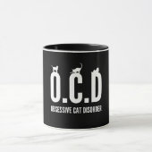 Mug Désordre obsédant de chat (Centre)