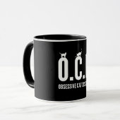 Mug Désordre obsédant de chat (Devant gauche)