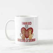 Mug Désordre obsédant de chat (Gauche)