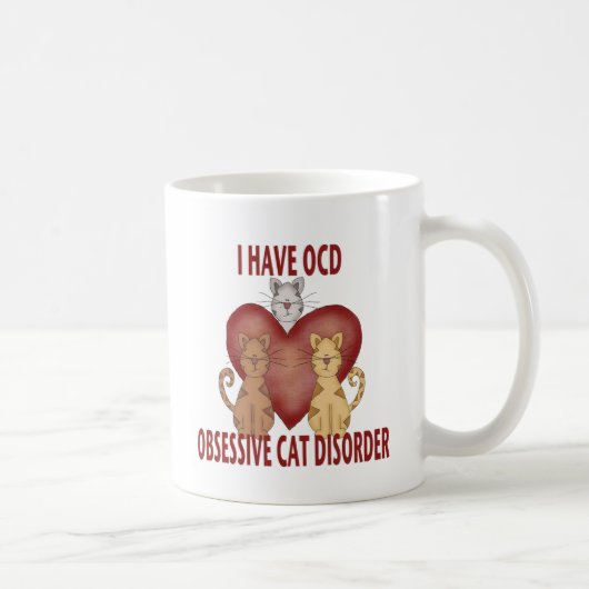 Mug Désordre obsédant de chat (Droite)