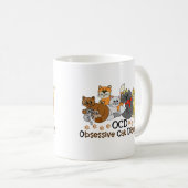 Mug Désordre obsédant de chat d'OCD (Devant droit)