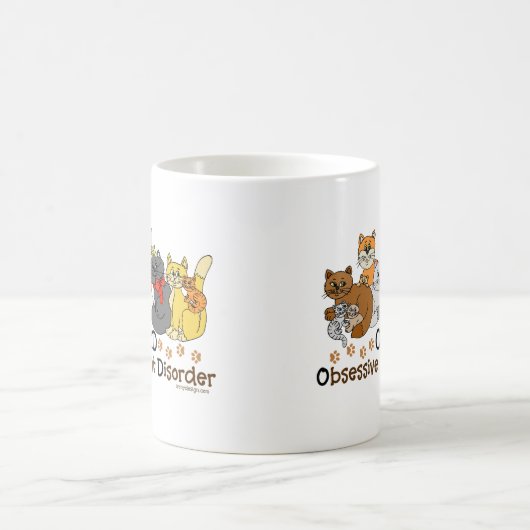 Mug Désordre obsédant de chat d'OCD (Centre)