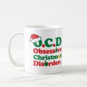 Mug Désordre obsédant de Noël (Gauche)