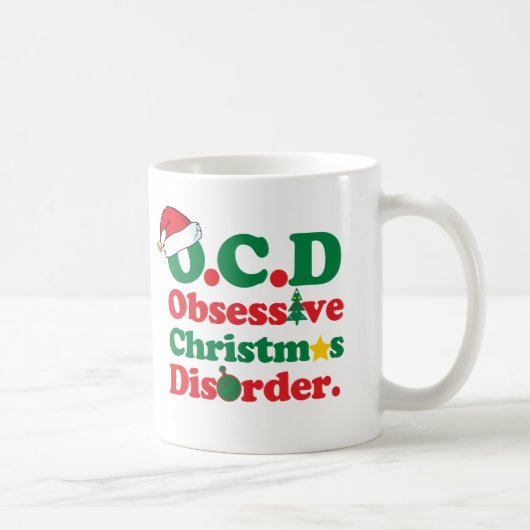 Mug Désordre obsédant de Noël (Droite)