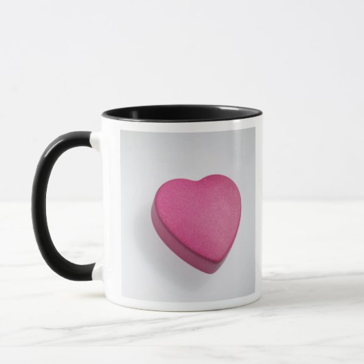Mug D'essai sucrerie de coeur encore (Gauche)