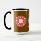 Mug Dessert, Donuts sucrés, Doughnuts,Mignon,moderne (Gauche)