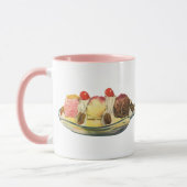 Mug Desserts alimentaires vintages, Cerises frites de  (Gauche)