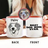 Mug Dessin à la main de chien berger australien person