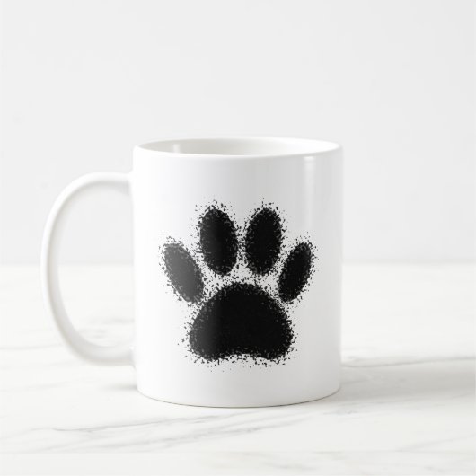 Mug Dessin à mâchoire de chien (Gauche)